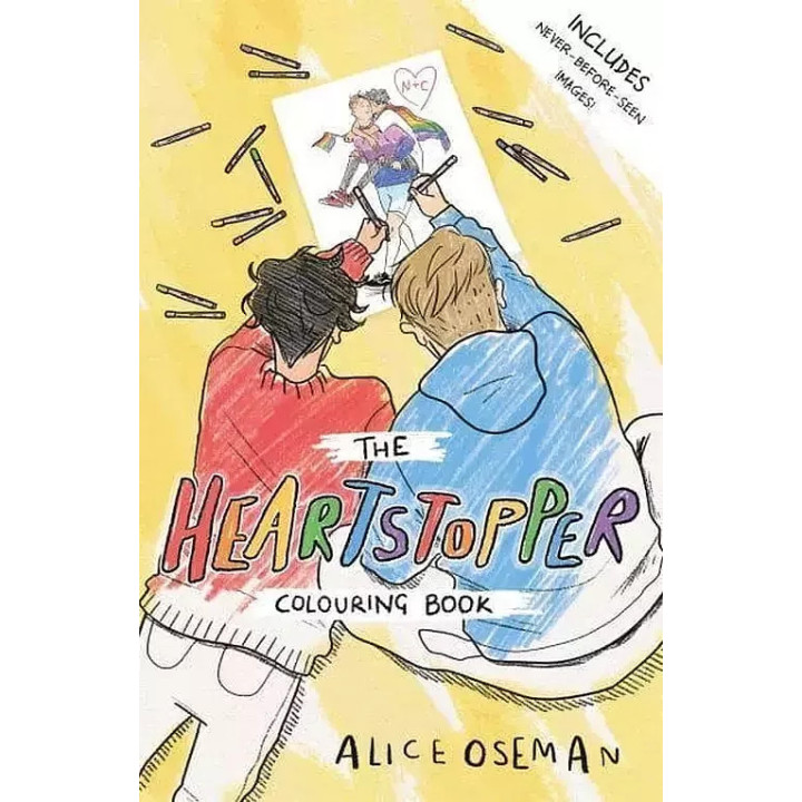 The Official Heartstopper Colouring Book.