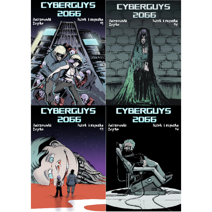 M. Bałczewski & Zvyrke - Cyberguys 2066: Kotek i myszka - KOMPLET 1-4